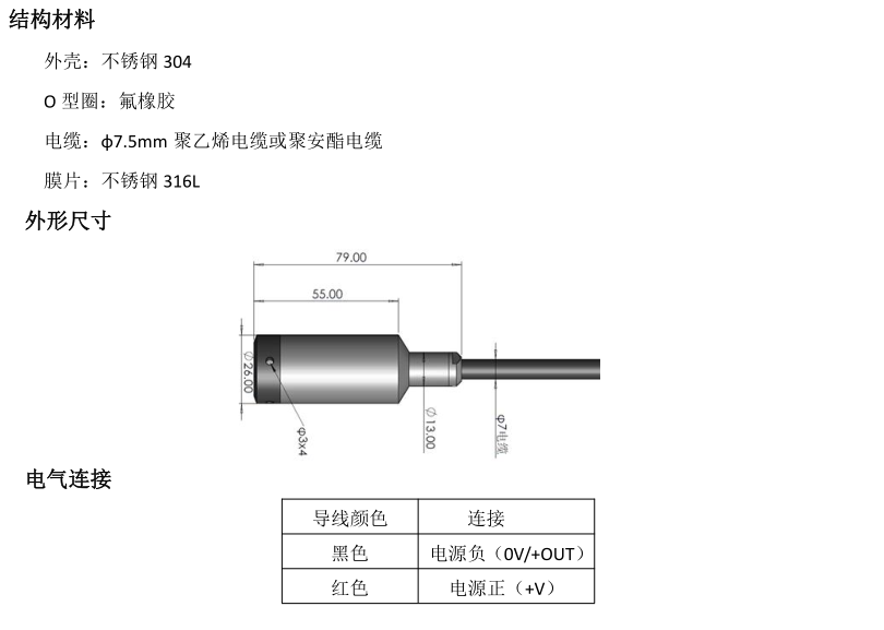 JPT201WC型液位变送器(图3)